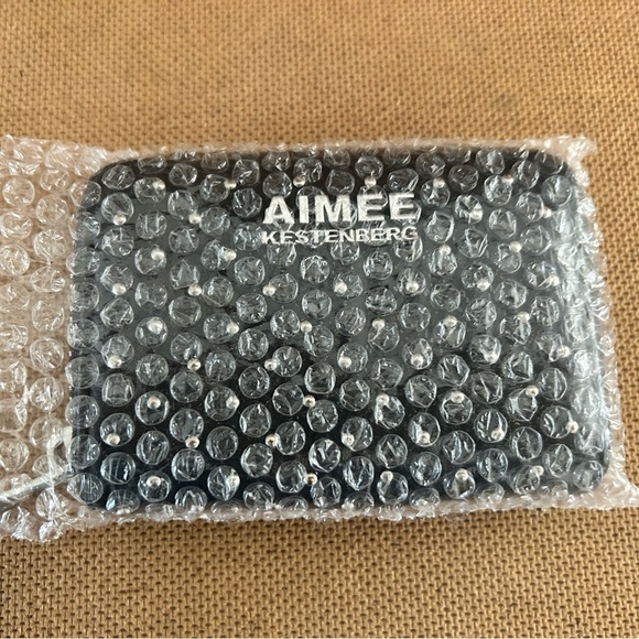 Aimee Kesterberg (USA), black leather wristlet wallet, with RFID PROTECTION, - Picture 6 of 6